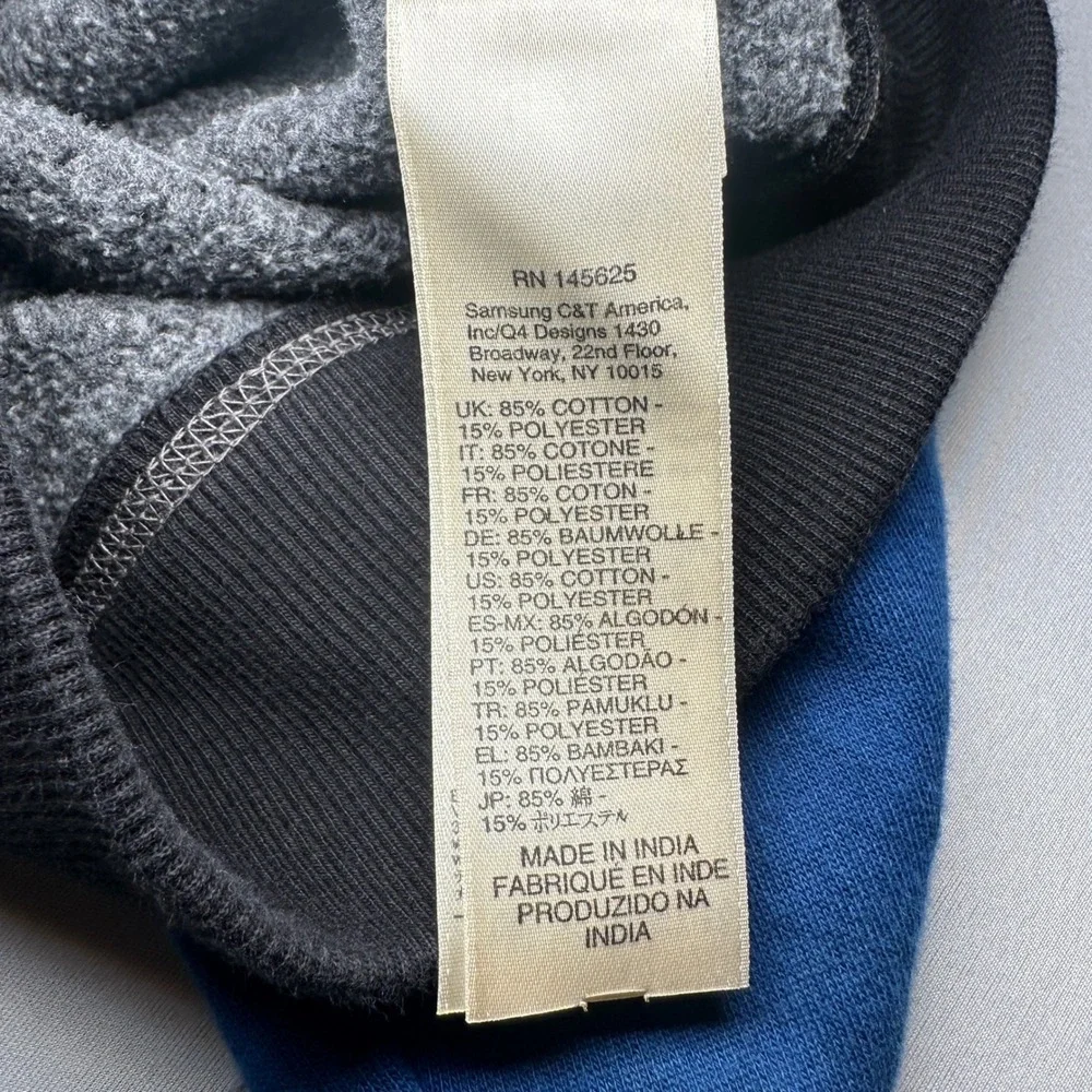 Diesel‎ Kids Cardigan Sweater Boys 4 Blue Black Knit Metal Buttons Spellout Logo